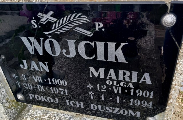 Maria Olga Wójcik 1901 Brzeg - Grobonet - Wyszukiwarka osób pochowanych