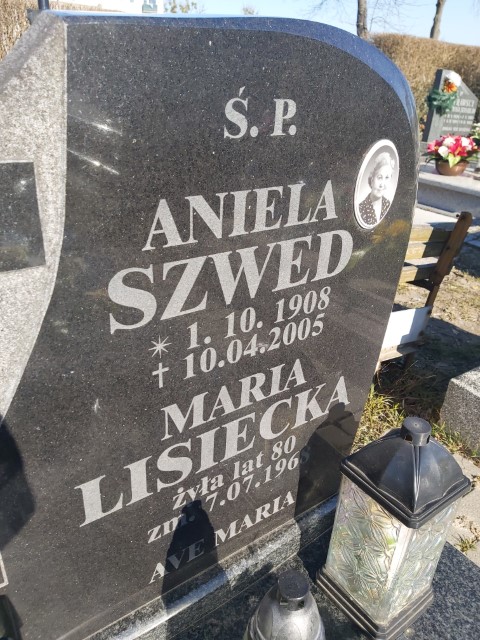 Aniela Szwed 1908 Brzeg - Grobonet - Wyszukiwarka osób pochowanych