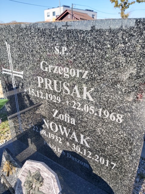 Grzegorz Prusak 1929 Brzeg - Grobonet - Wyszukiwarka osób pochowanych