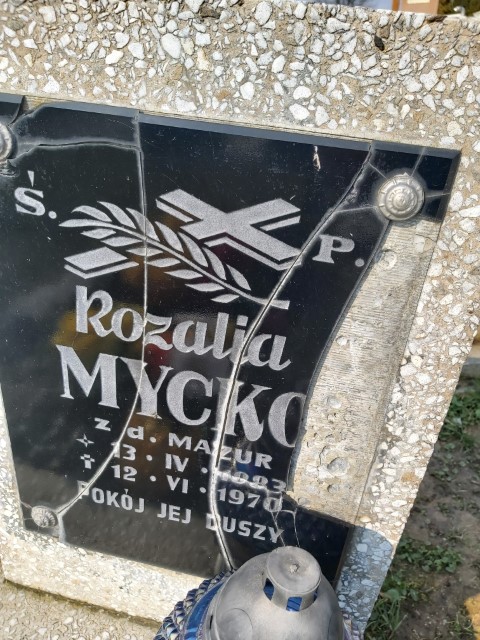 Rozalia Mycko 1883 Brzeg - Grobonet - Wyszukiwarka osób pochowanych