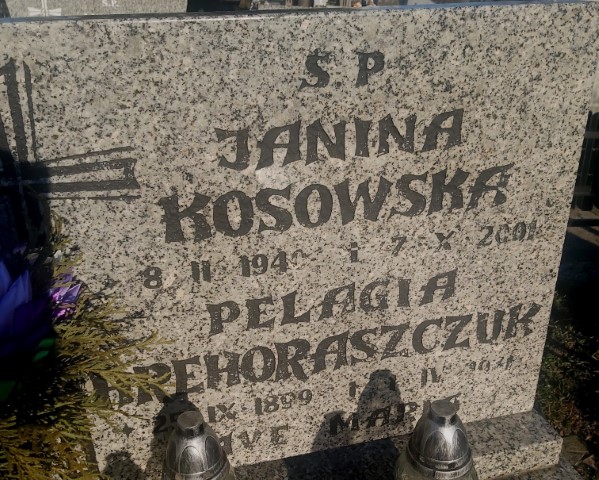 Pelagia Hrehoraszczuk 1899 Brzeg - Grobonet - Wyszukiwarka osób pochowanych