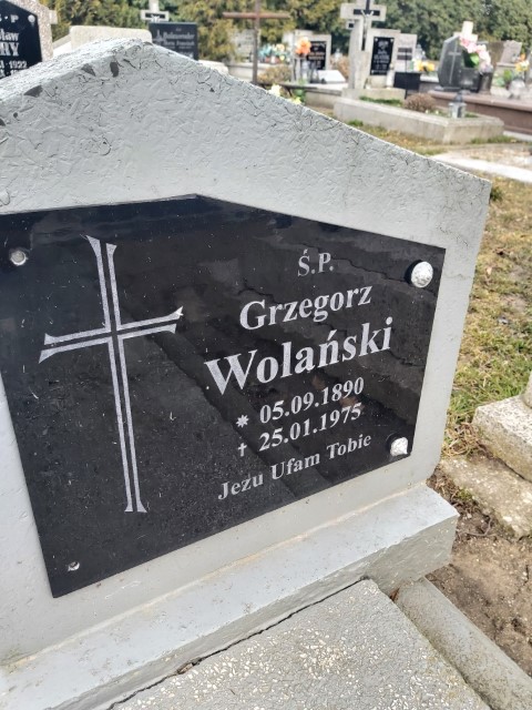 Grzegorz Wolański 1890 Brzeg - Grobonet - Wyszukiwarka osób pochowanych