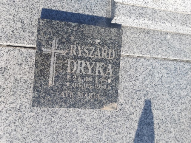 Grób Stanisław Dryka