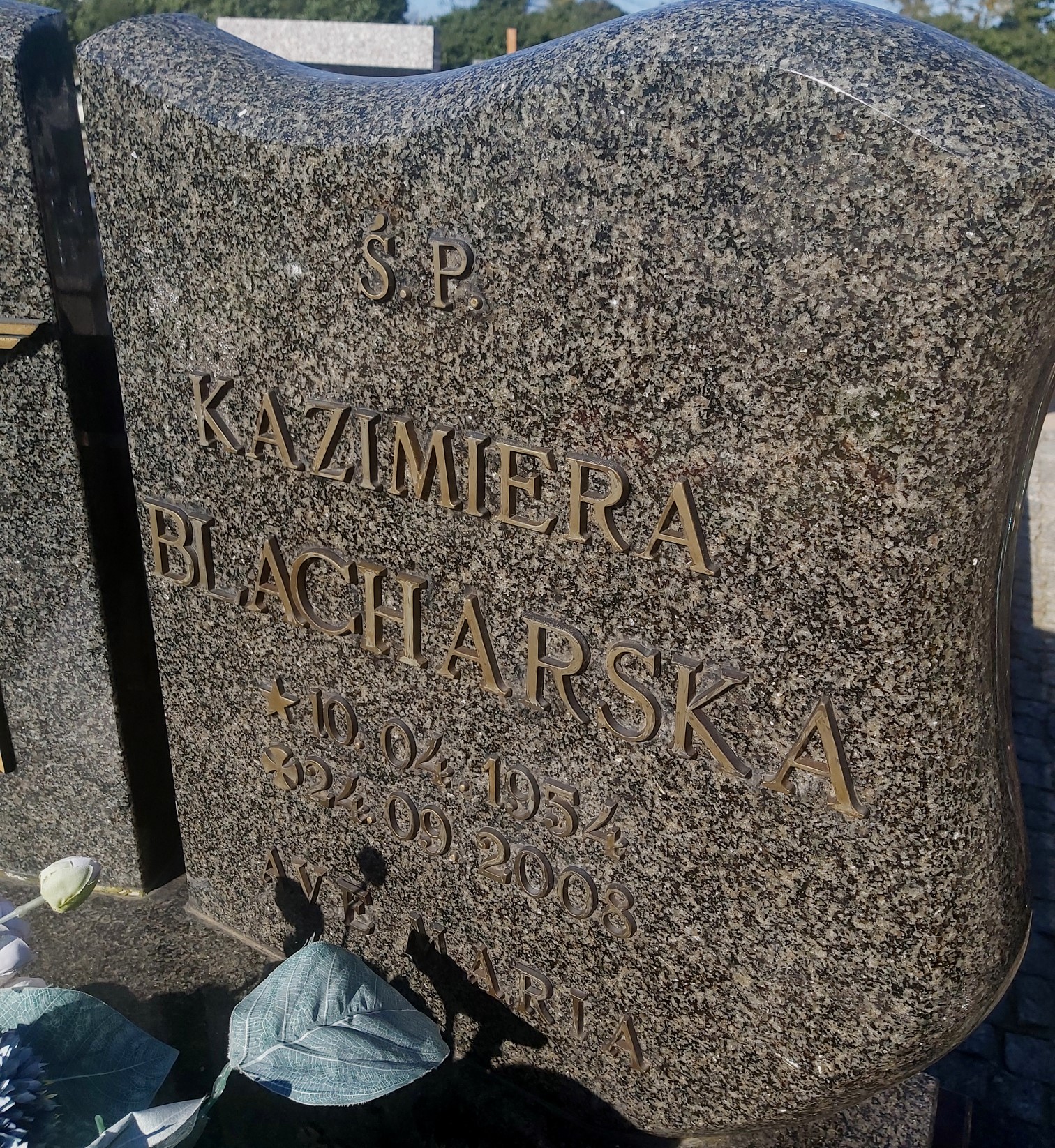 Kazimiera Blacharska 1954 Brzeg - Grobonet - Wyszukiwarka osób pochowanych