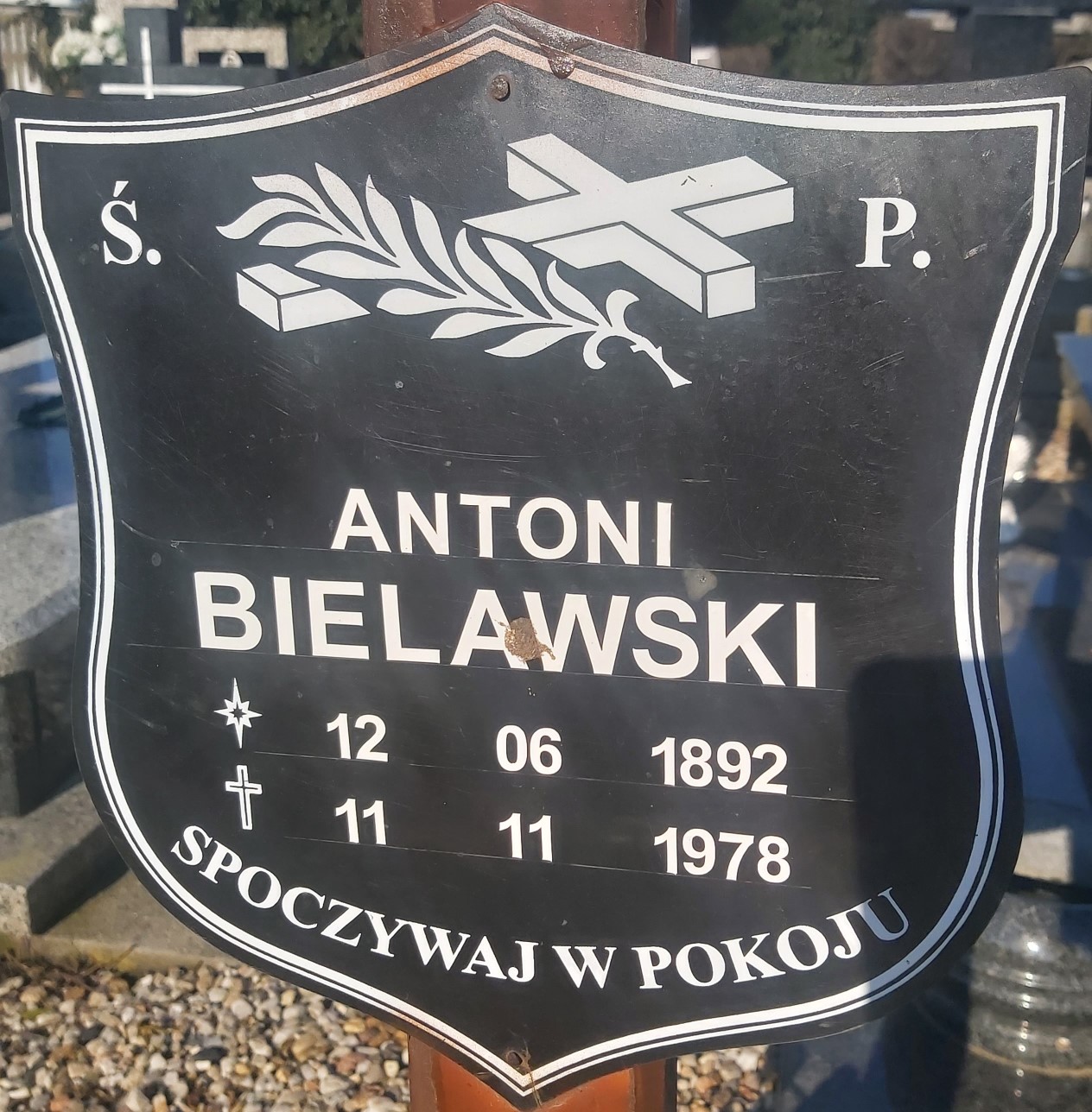 Antoni Bielawski 1892 Brzeg - Grobonet - Wyszukiwarka osób pochowanych