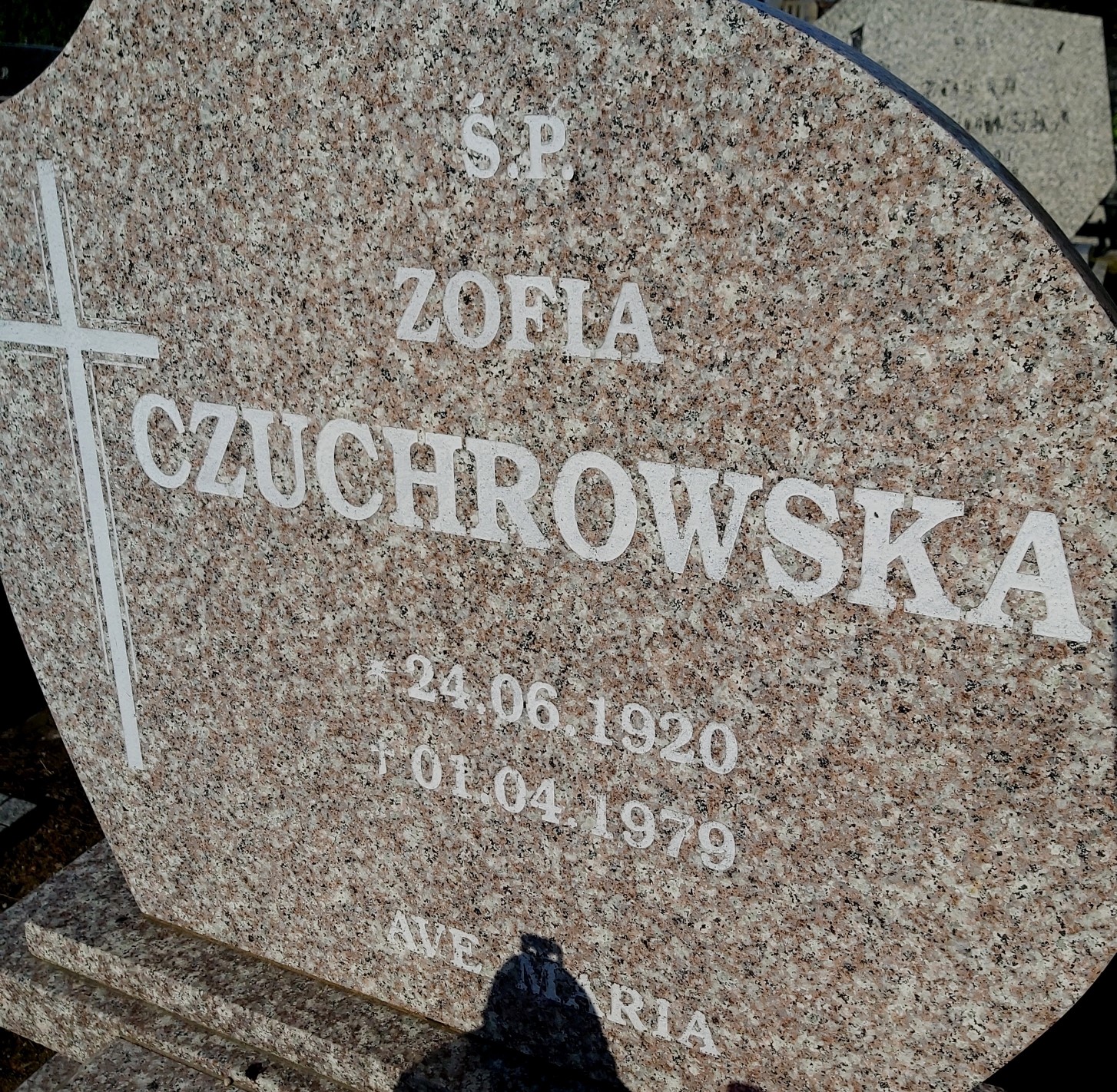 Zofia Czuchrowska 1920 Brzeg - Grobonet - Wyszukiwarka osób pochowanych