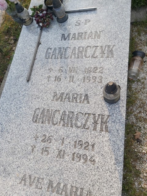 Grób Marian Gancarczyk
