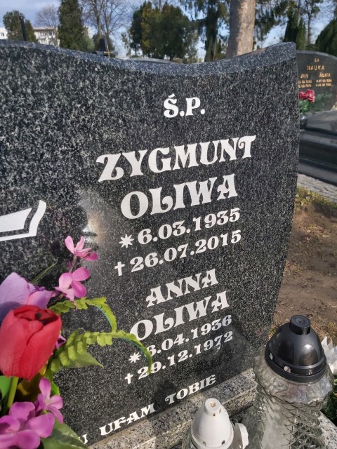 Anna Oliwa 1936 Brzeg - Grobonet - Wyszukiwarka osób pochowanych
