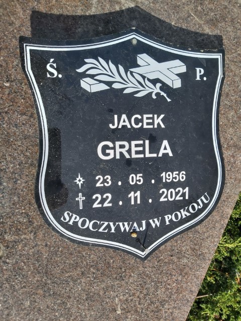 Jacek Grela 1956 Brzeg - Grobonet - Wyszukiwarka osób pochowanych