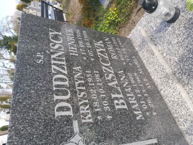 Henryk Dudziński 1926 Brzeg - Grobonet - Wyszukiwarka osób pochowanych