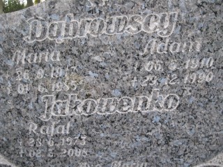 Adam Dąbrowski 1910 Brzeg - Grobonet - Wyszukiwarka osób pochowanych