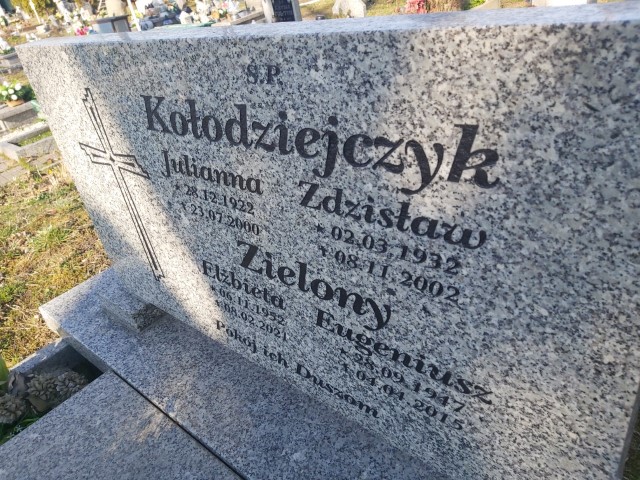 Grób Ryszard Zielony