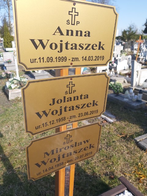Jolanta Wojtaszek 1958 Brzeg - Grobonet - Wyszukiwarka osób pochowanych