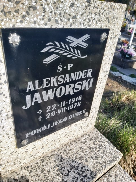 Aleksander Jaworski 1916 Brzeg - Grobonet - Wyszukiwarka osób pochowanych