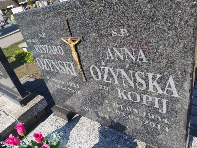 Ryszard Ożyński 1923 Brzeg - Grobonet - Wyszukiwarka osób pochowanych