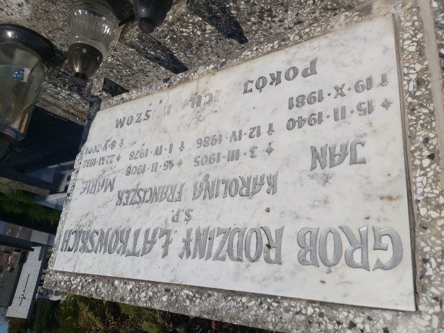 Grób Franciszek Łatkowski