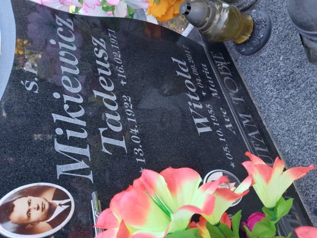 Grób Tadeusz Mikiewicz