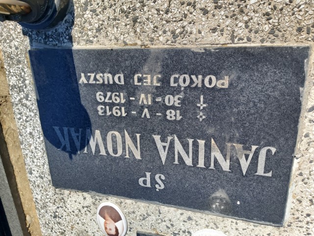 Grób Janina Nowak