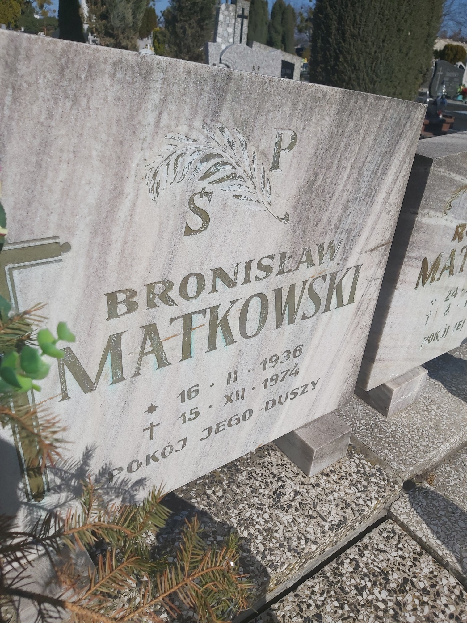 Grób Bronisław Matkowski
