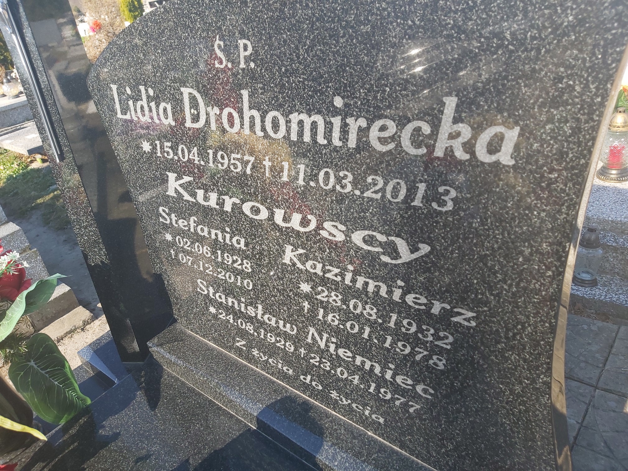 Grób Stanisław Niemiec