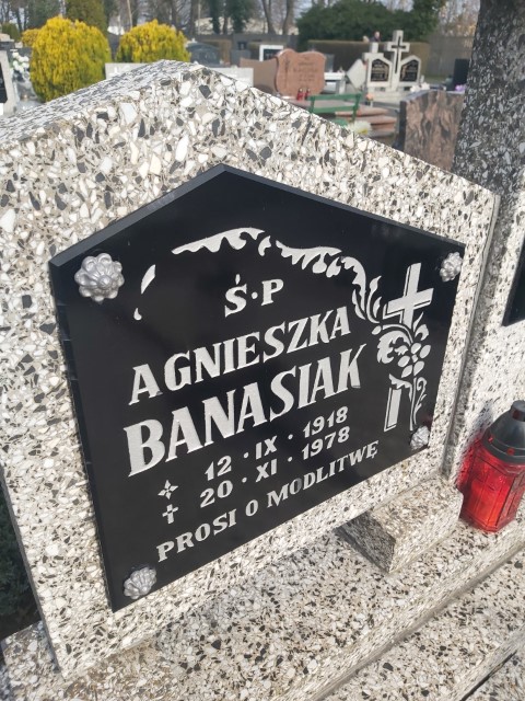 Agnieszka Banasiuk 1918 Brzeg - Grobonet - Wyszukiwarka osób pochowanych