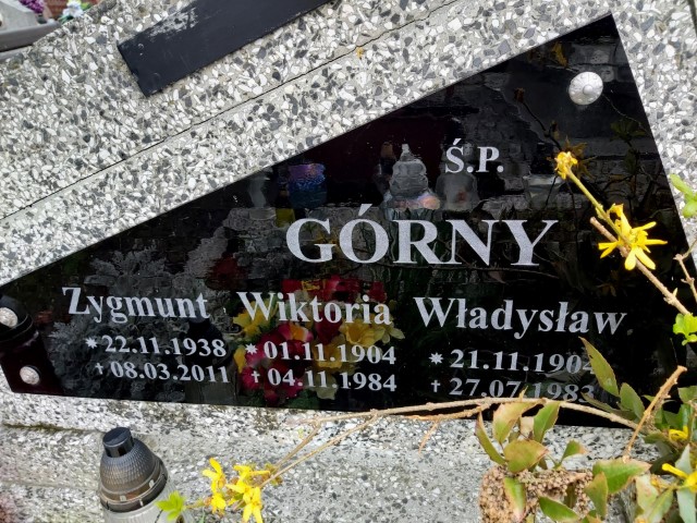 Zygmunt Górny 1938 Brzeg - Grobonet - Wyszukiwarka osób pochowanych