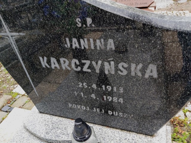 Janina Karczyńska 1913 Brzeg - Grobonet - Wyszukiwarka osób pochowanych