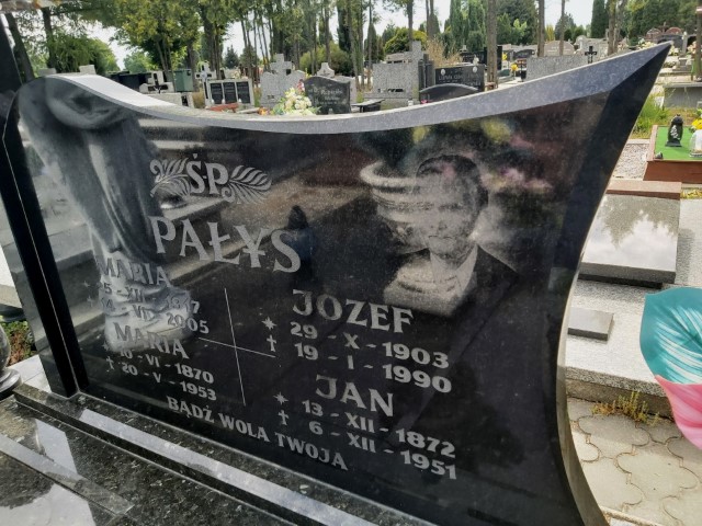 Józef Pałys 1903 Brzeg - Grobonet - Wyszukiwarka osób pochowanych