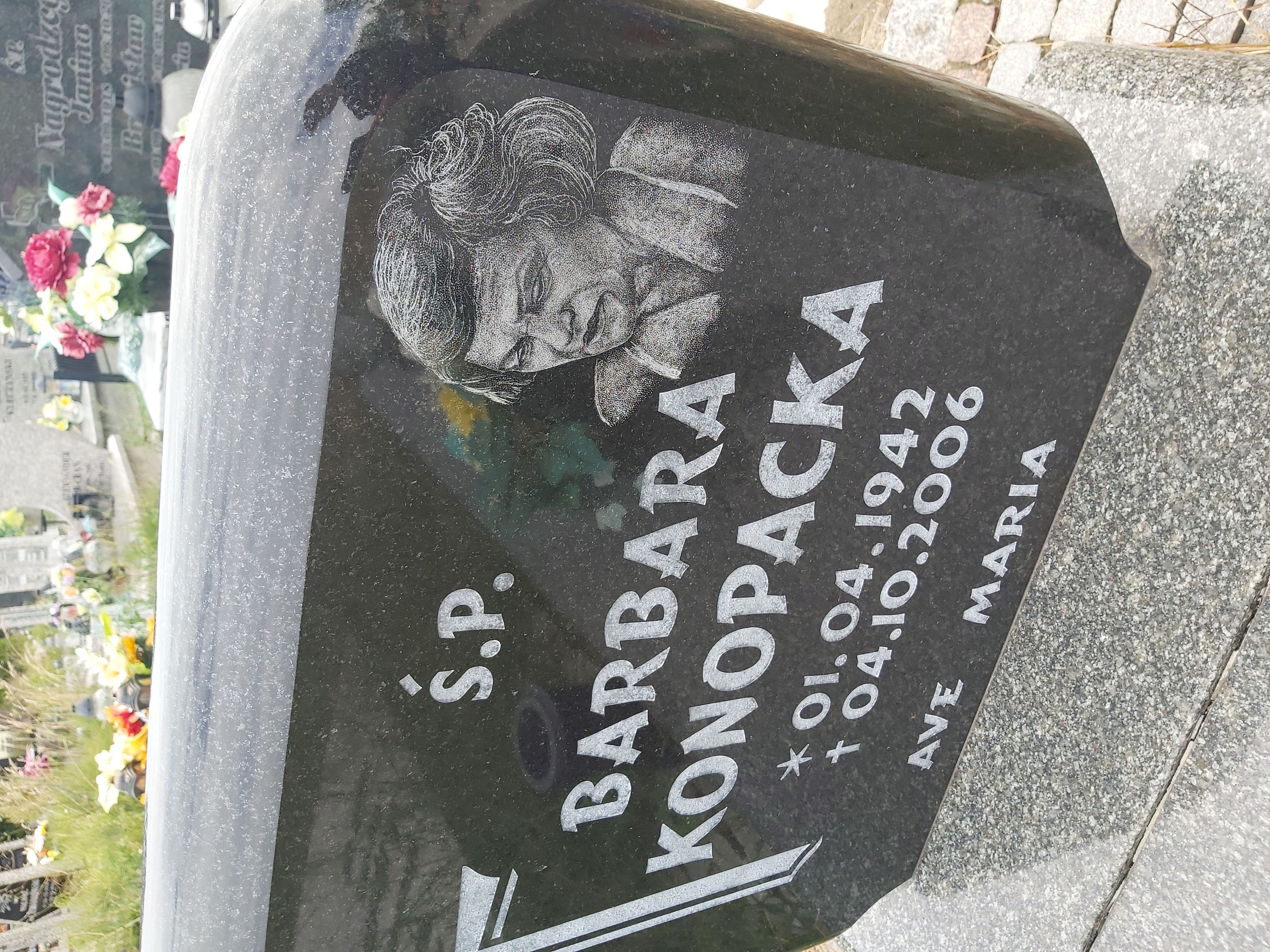 Barbara Konopacka 1942 Brzeg - Grobonet - Wyszukiwarka osób pochowanych