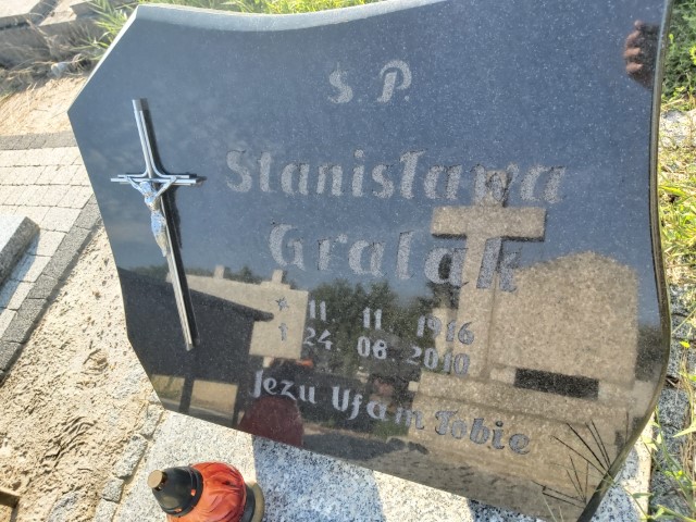 Grób Stanisława Gralak