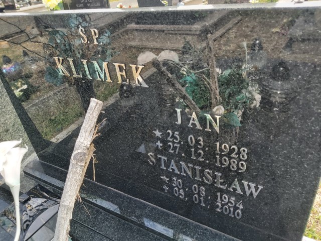 Grób Jan Klimek