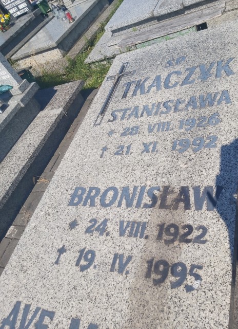 Grób Bronisław Tkaczyk