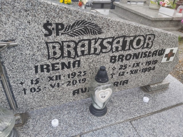Irena Braksator 1925 Brzeg - Grobonet - Wyszukiwarka osób pochowanych