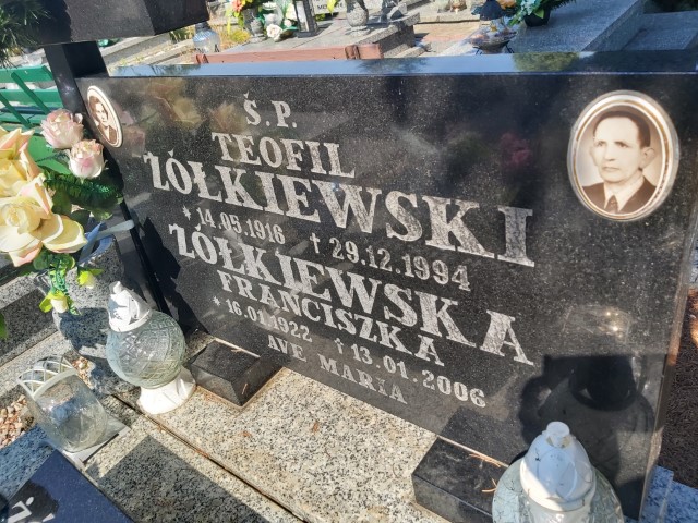 Teofil Żółkiewski 1916 Brzeg - Grobonet - Wyszukiwarka osób pochowanych