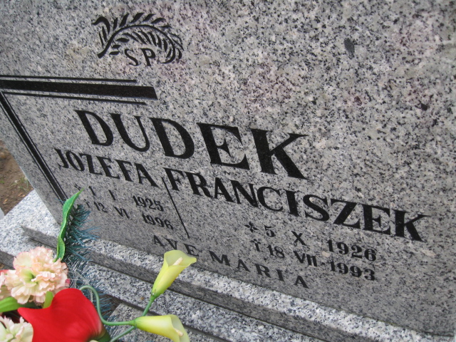 Józefa Dudek 1925 Brzeg - Grobonet - Wyszukiwarka osób pochowanych