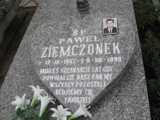 Paweł Ziemczonek 1977 Brzeg - Grobonet - Wyszukiwarka osób pochowanych