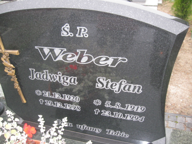 Jadwiga Weber 1920 Brzeg - Grobonet - Wyszukiwarka osób pochowanych