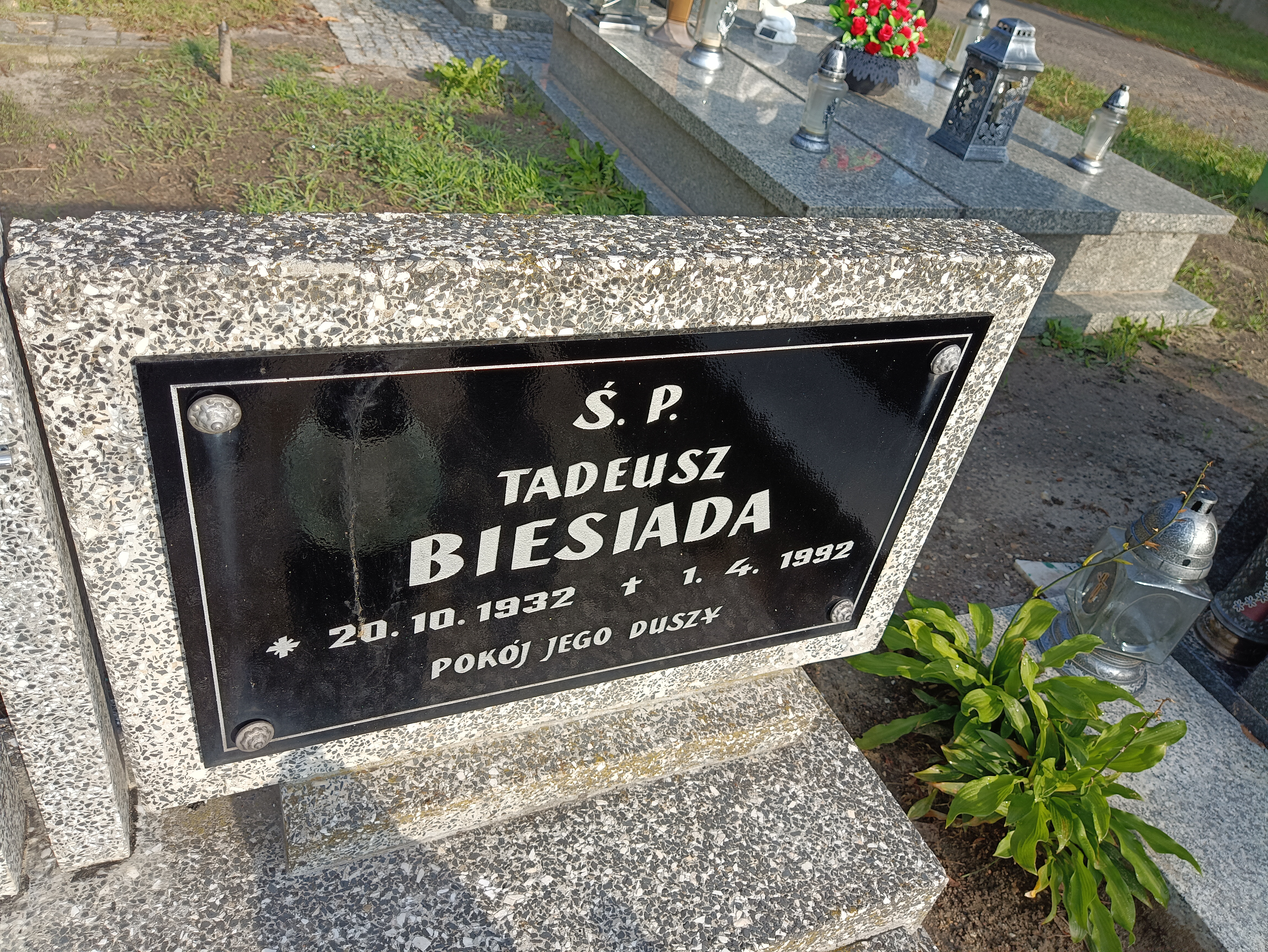 Tadeusz Biesiada 1932 Brzeg - Grobonet - Wyszukiwarka osób pochowanych