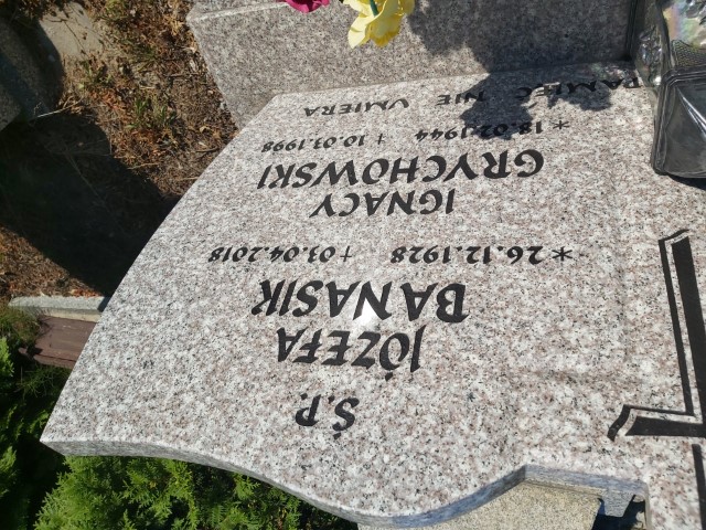 Grób Józefa Banasik