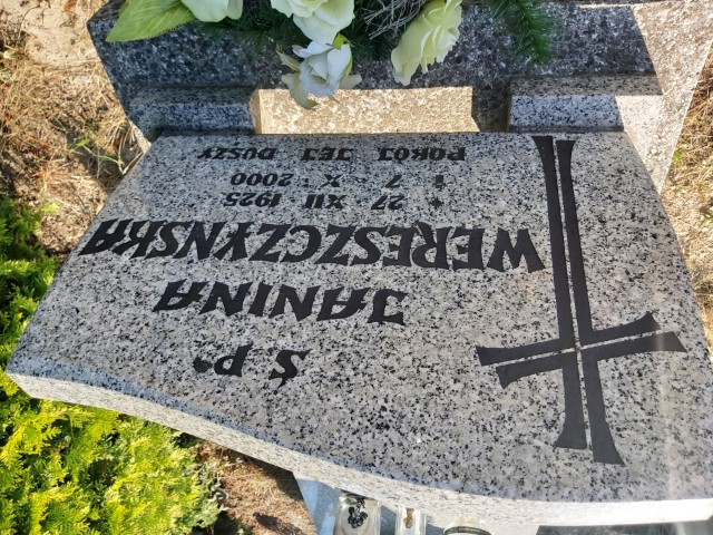 Grób Janina Wereszczyńska