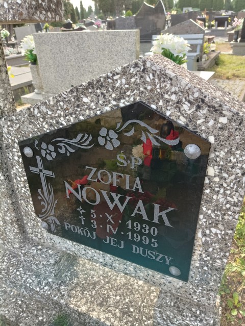 Grób Zofia Nowak