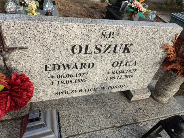 Grób Olga Olszuk