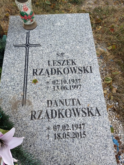 Grób Danuta Rządkowska