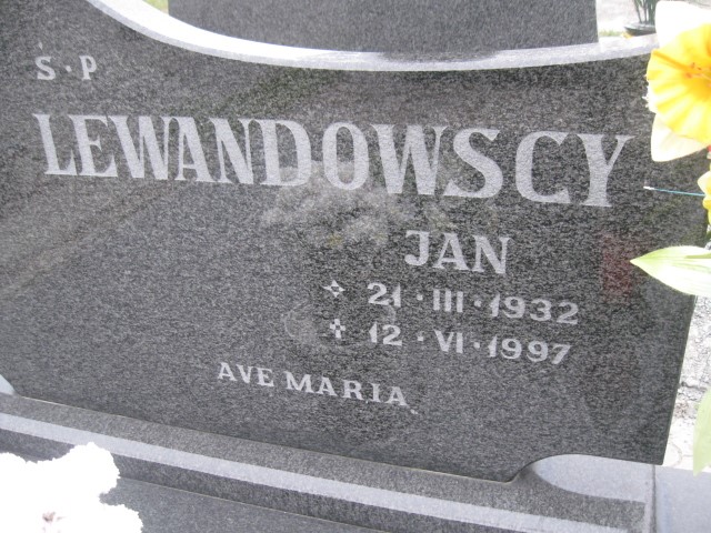 Jan Lewandowski 1934 Brzeg - Grobonet - Wyszukiwarka osób pochowanych