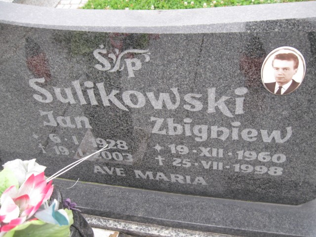 Zbigniew Sulikowski 1960 Brzeg - Grobonet - Wyszukiwarka osób pochowanych