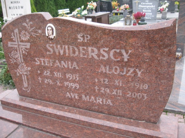 Alojzy Świderski 1910 Brzeg - Grobonet - Wyszukiwarka osób pochowanych