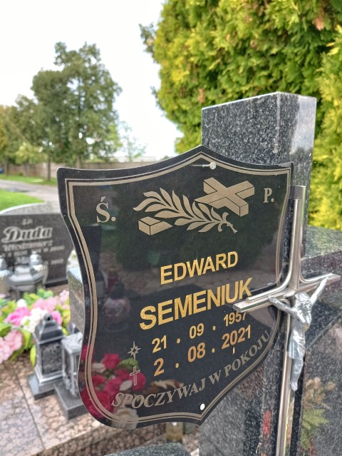 Edward Semeniuk  1957 Brzeg - Grobonet - Wyszukiwarka osób pochowanych