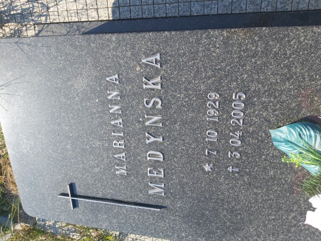 Grób Marianna Medyńska