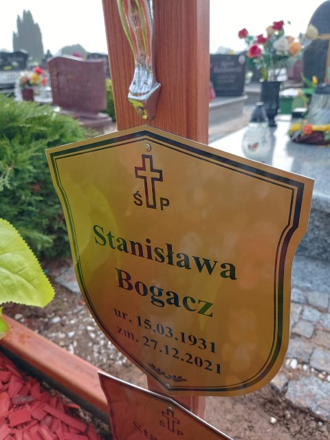 Grób Stanisława Bogacz