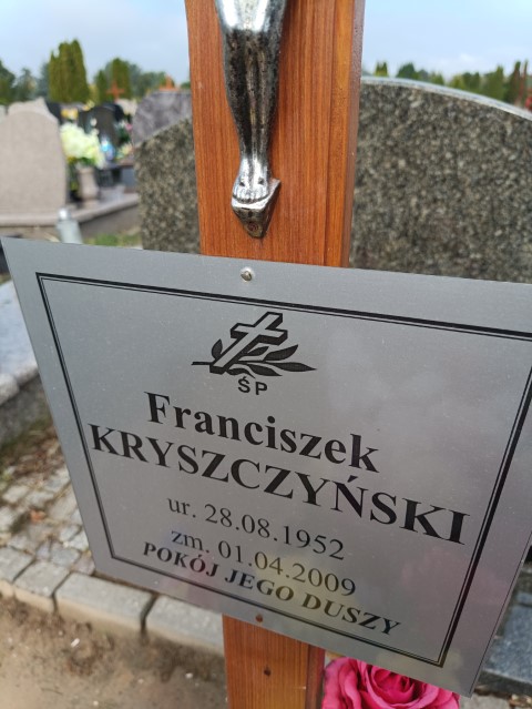 Franciszek Kryszczyński 1952 Brzeg - Grobonet - Wyszukiwarka osób pochowanych